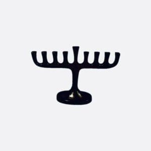 חנוכייה בצבע זהב דגם אור